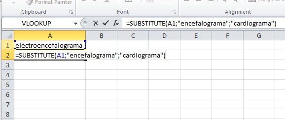 La función sustituir Excel nos permite cambiar unos caracteres por otros dentro de una cadena de texto.Es una función de la familia de funciones de texto.