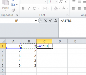 La referencia relativa es la más utilizada en Excel. Además si no hacemos ningún cambio en el tipo de referencia será la que se utilice por defecto.